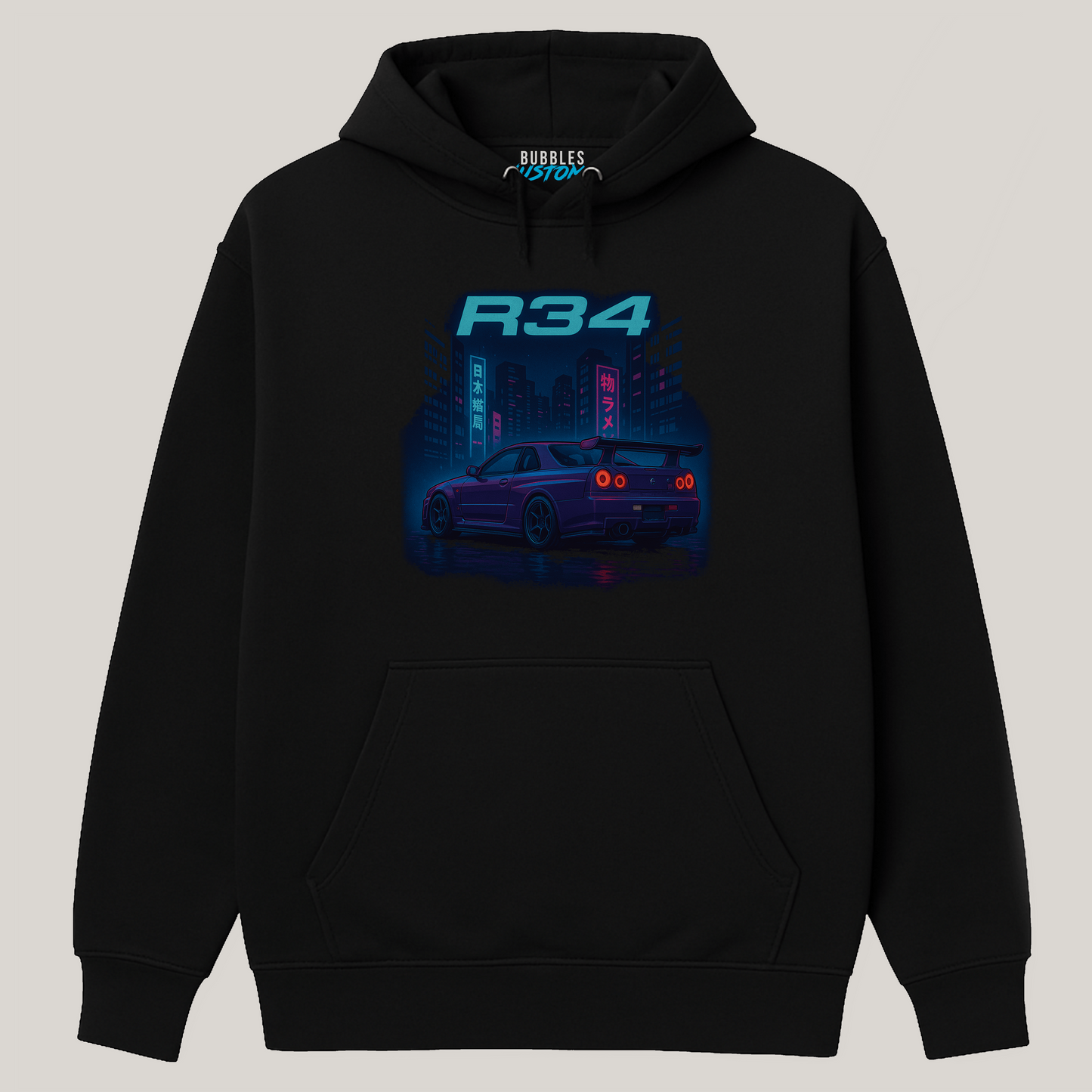 R34 GTR Cyberpunk Hoodie