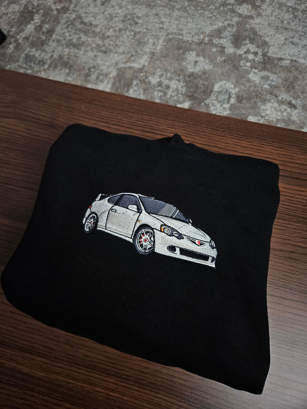 Custom Car Embroidered Hoodie – Made From Your Photo
