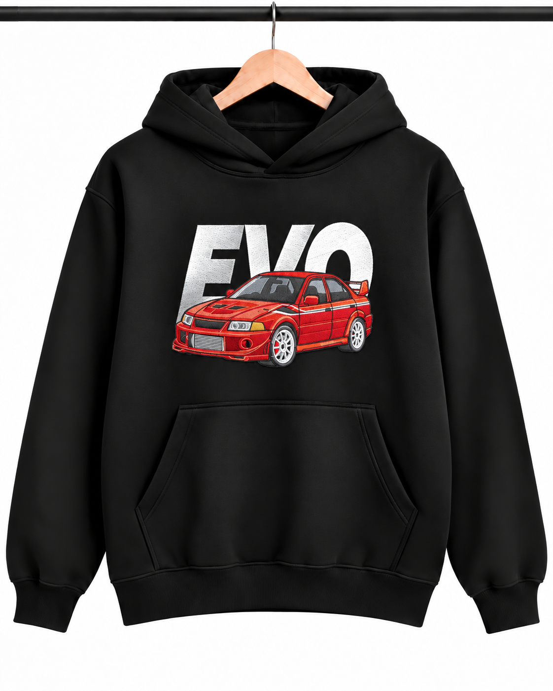 Custom Car Embroidered Hoodie – Made From Your Photo