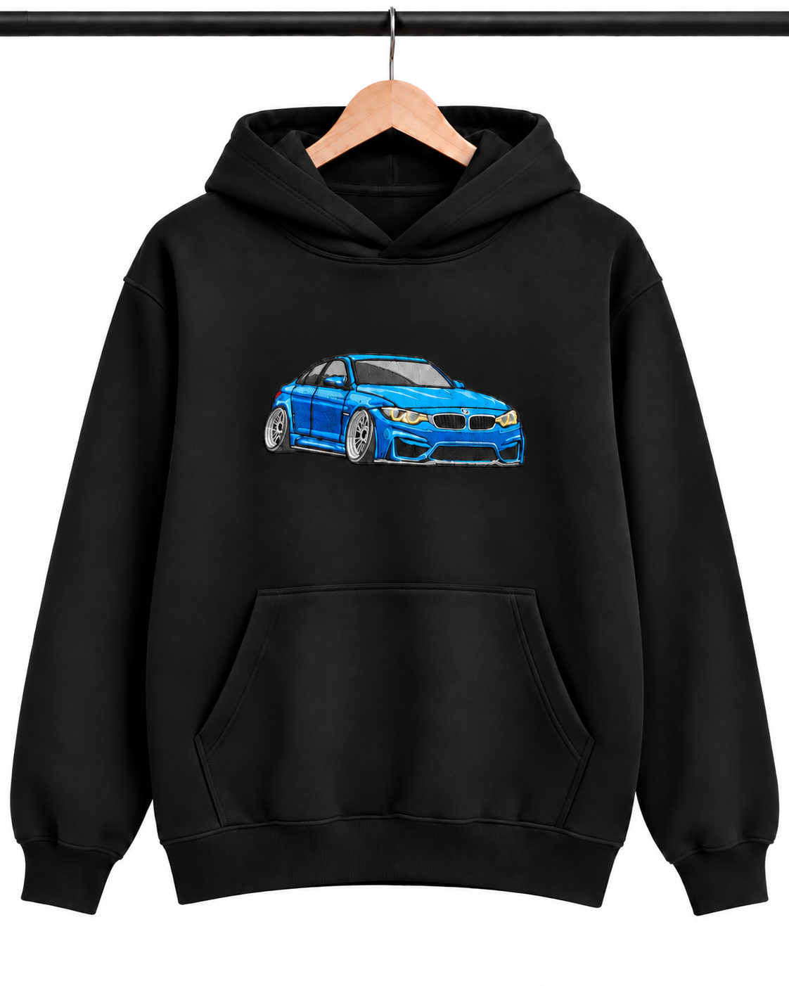 Custom Car Embroidered Hoodie – Made From Your Photo