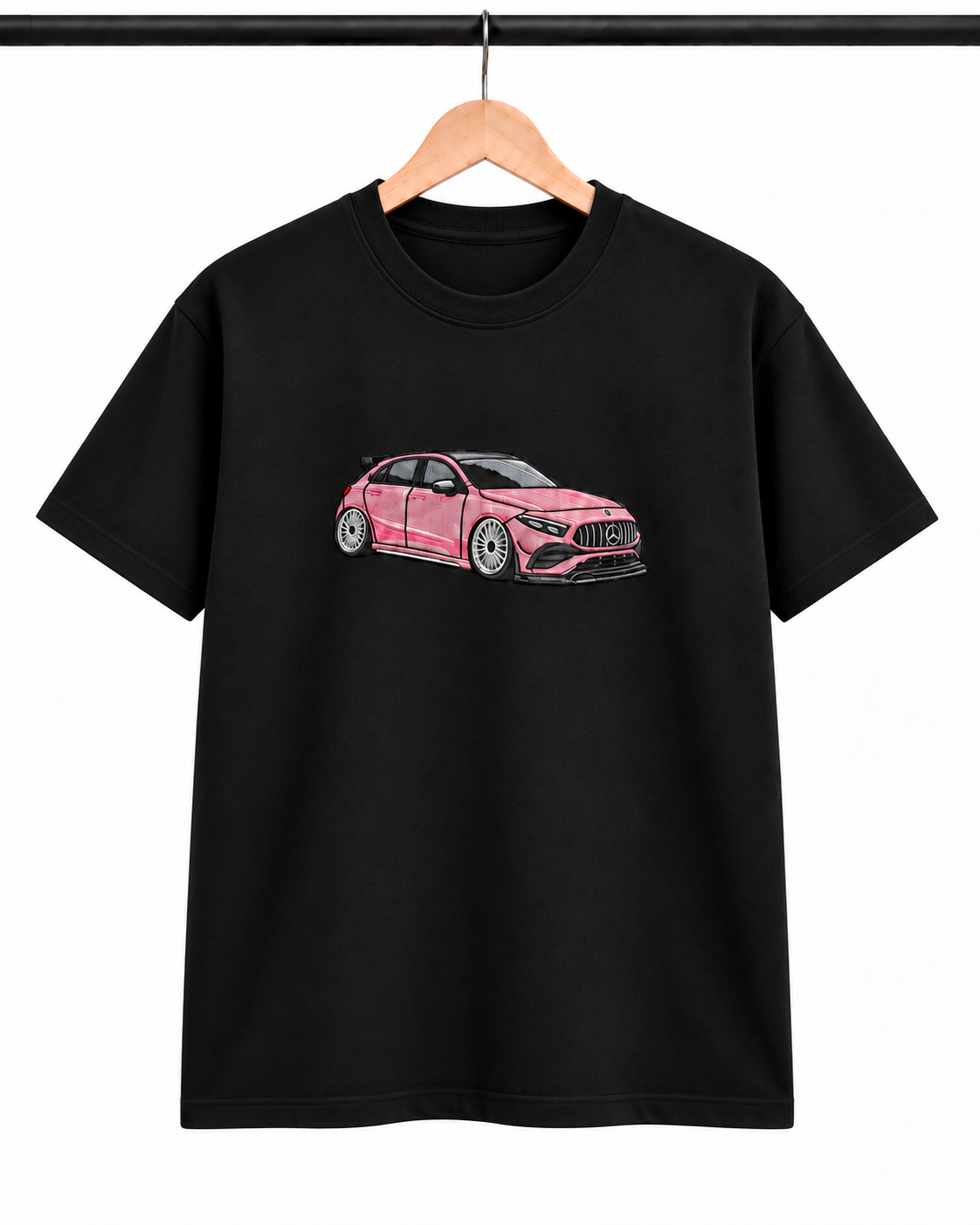 Custom Car Embroidered T-Shirt – Made From Your Photo