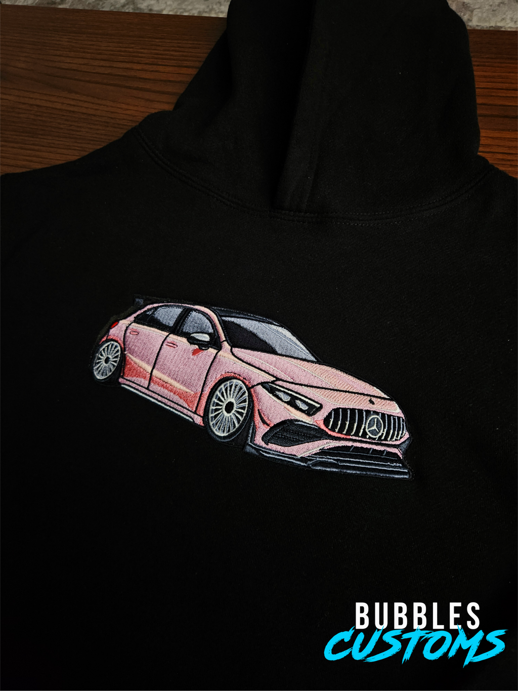 Custom Car Embroidered Hoodie – Made From Your Photo